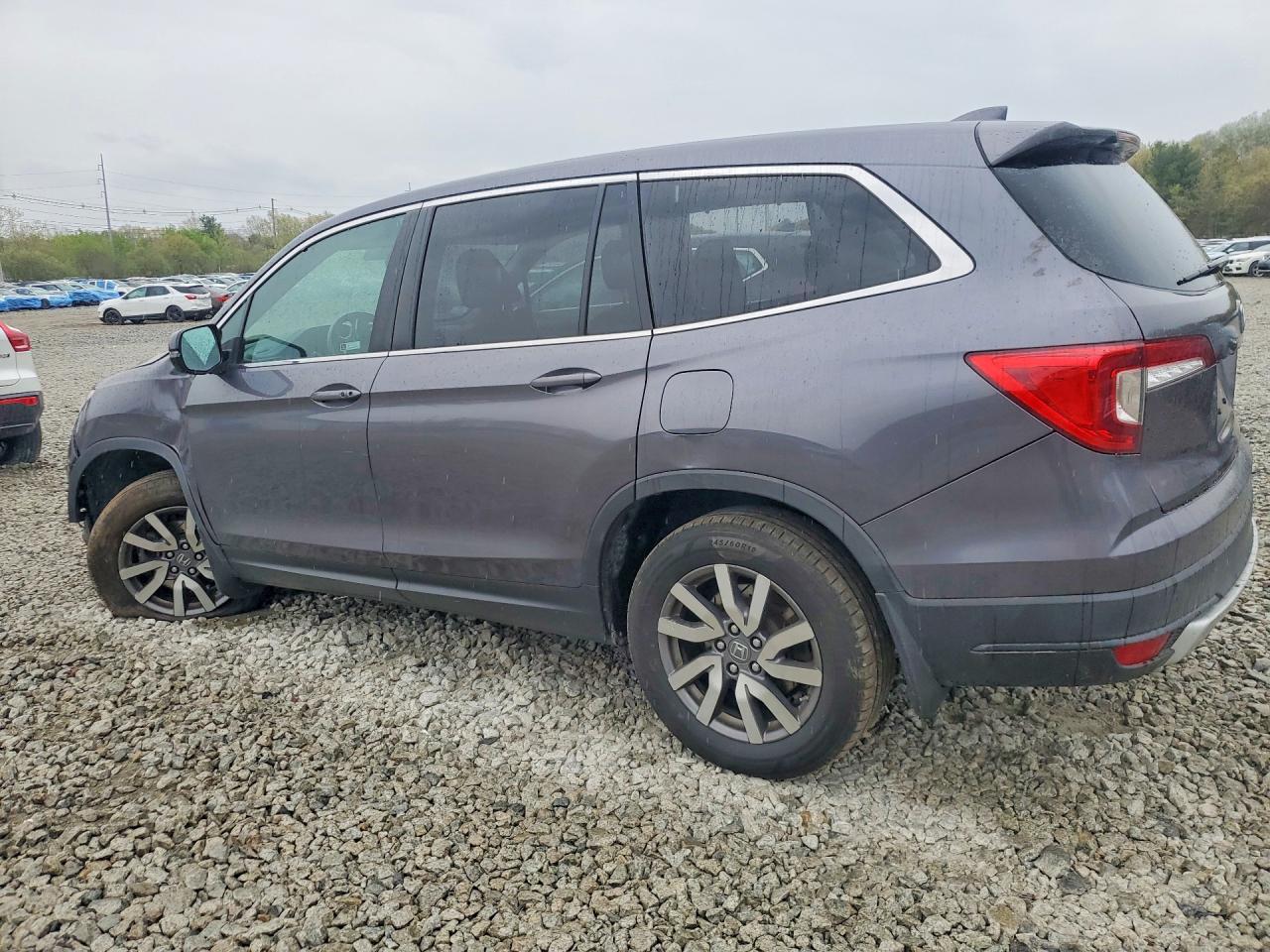2020 Honda Pilot Exl Gray vin: 5FNYF6H50LB016449