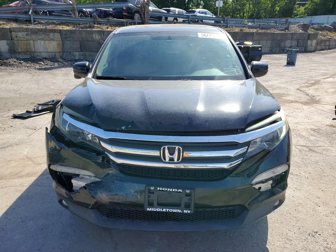2018 Honda Pilot Exl Green vin: 5FNYF6H51JB036965