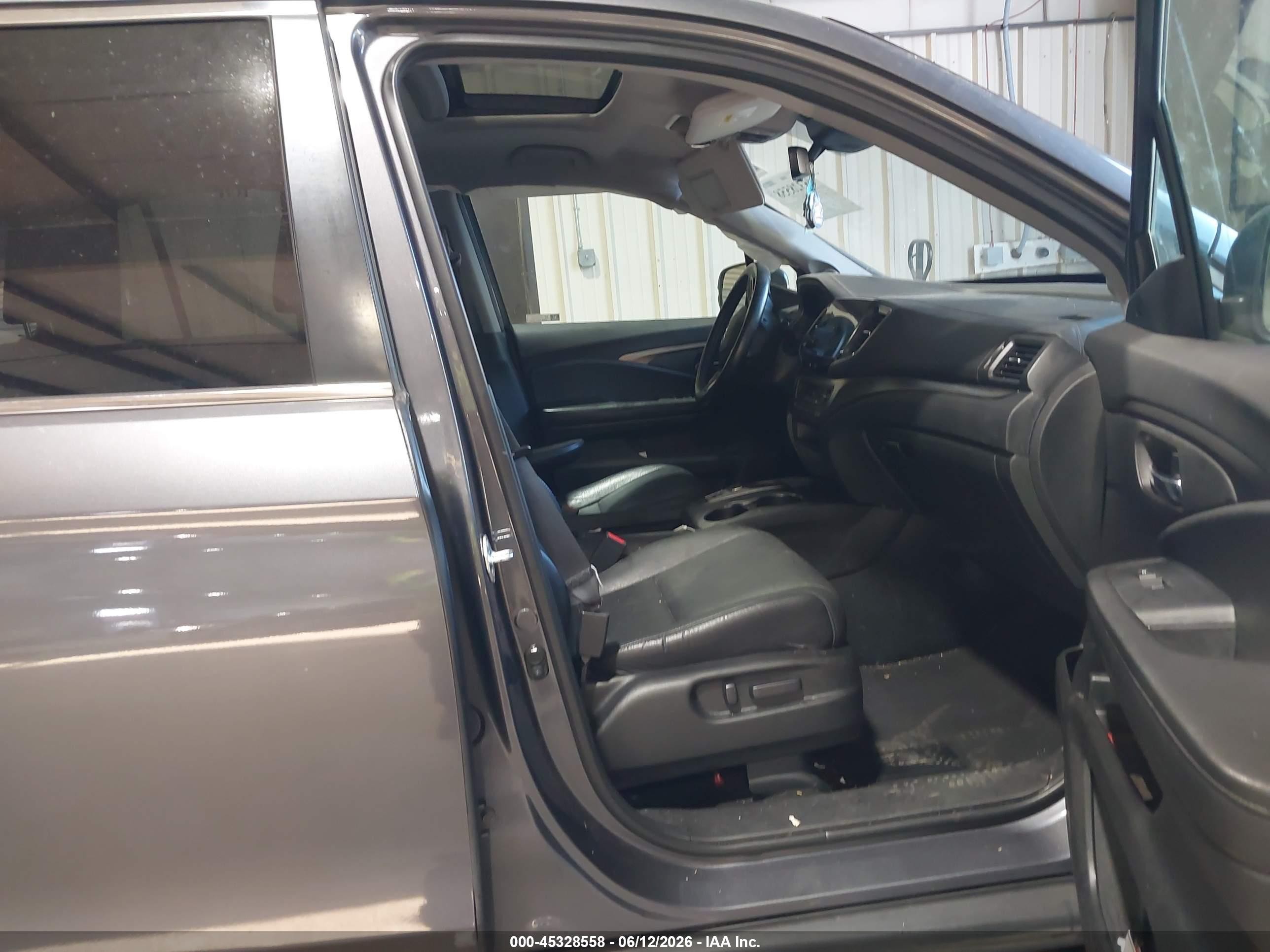 2021 Honda Pilot Awd Ex-l Gray vin: 5FNYF6H51MB044312