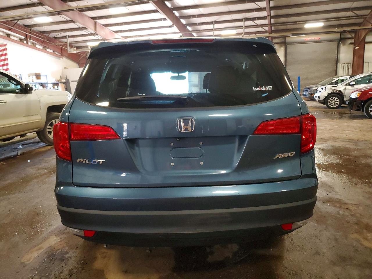 2017 Honda Pilot Exl Blue vin: 5FNYF6H52HB080080
