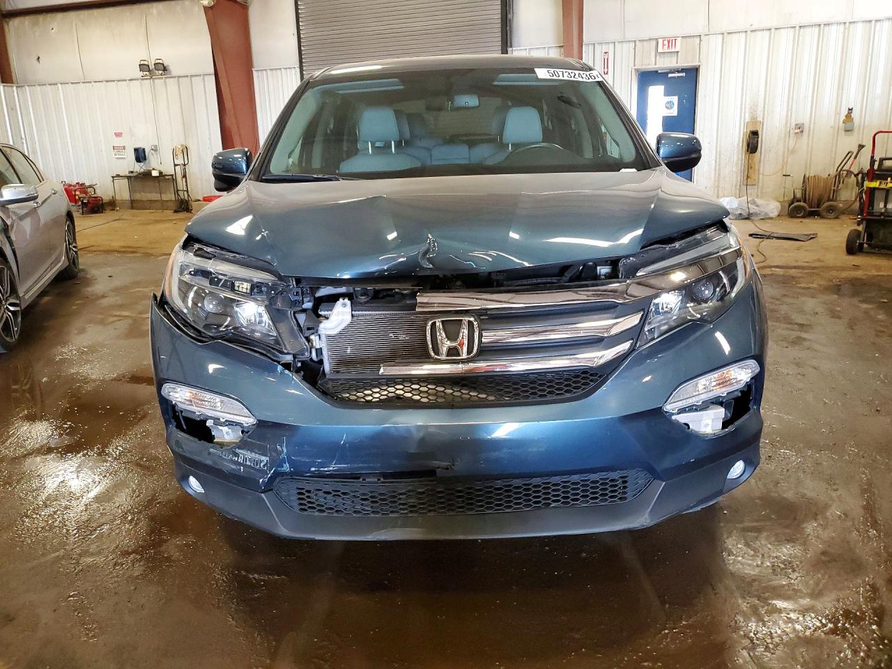 2017 Honda Pilot Exl Blue vin: 5FNYF6H52HB080080