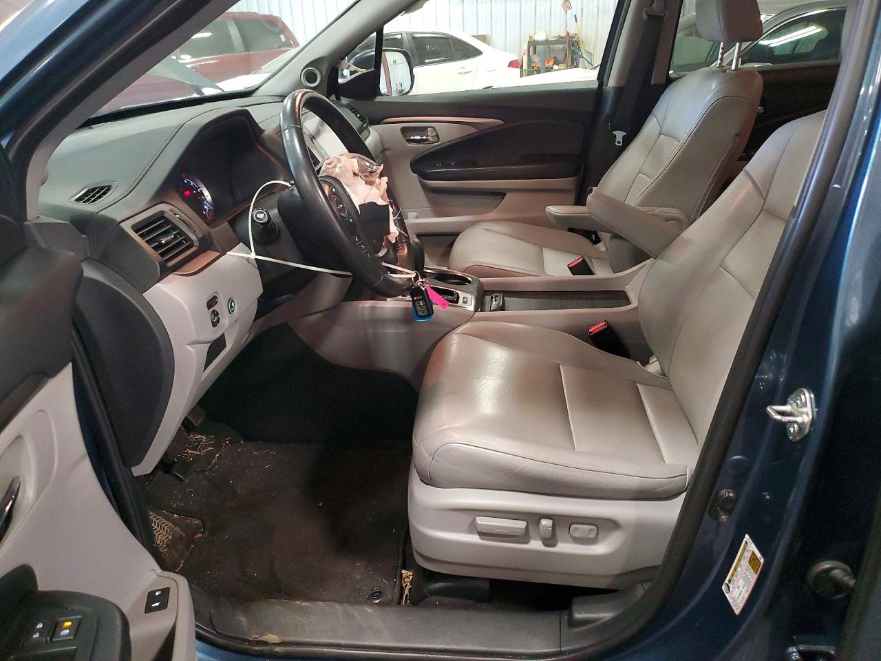 2017 Honda Pilot Exl Blue vin: 5FNYF6H52HB080080
