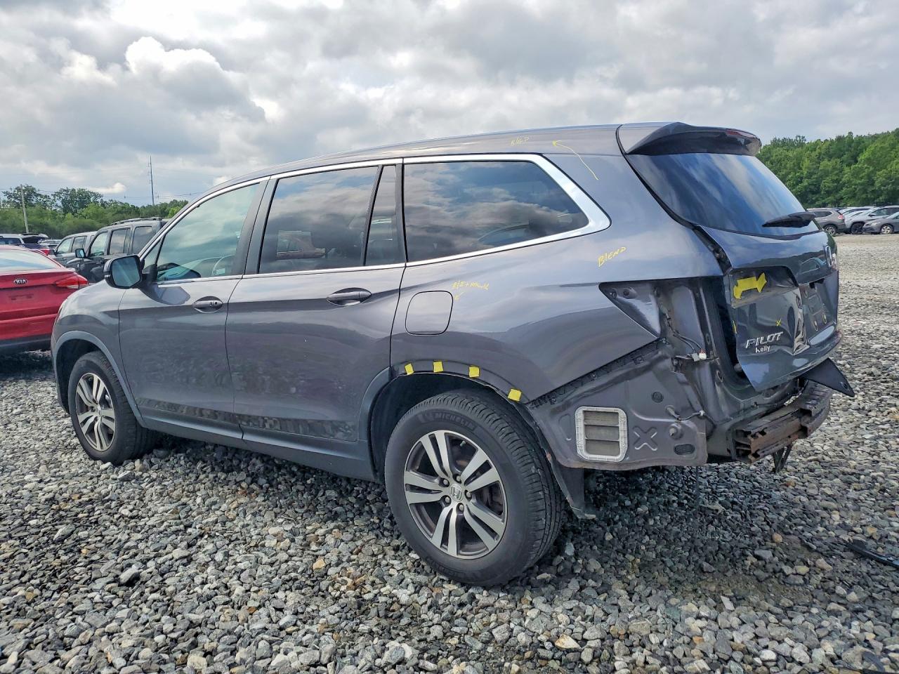 2018 Honda Pilot Exl Gray vin: 5FNYF6H53JB049264