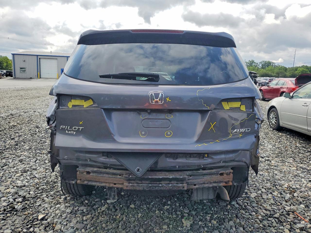 2018 Honda Pilot Exl Gray vin: 5FNYF6H53JB049264