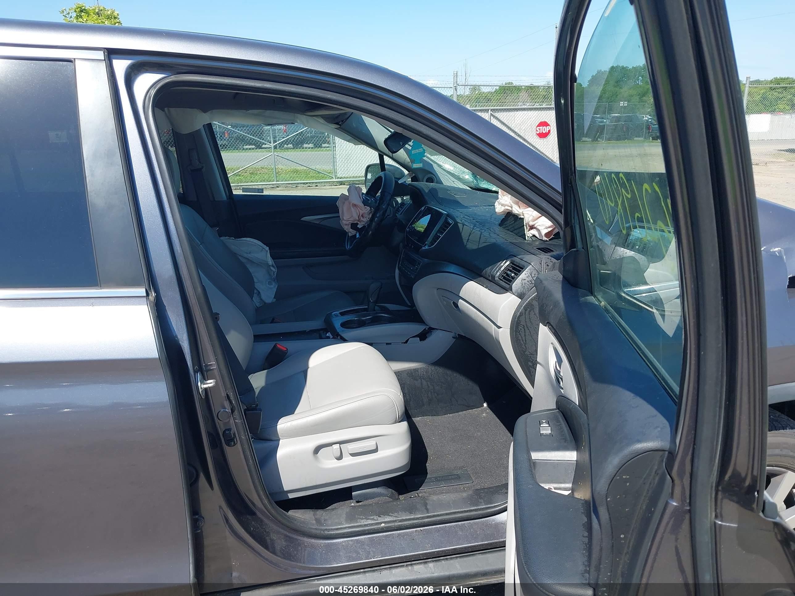 2019 Honda Pilot Ex-l Серый vin: 5FNYF6H54KB086034