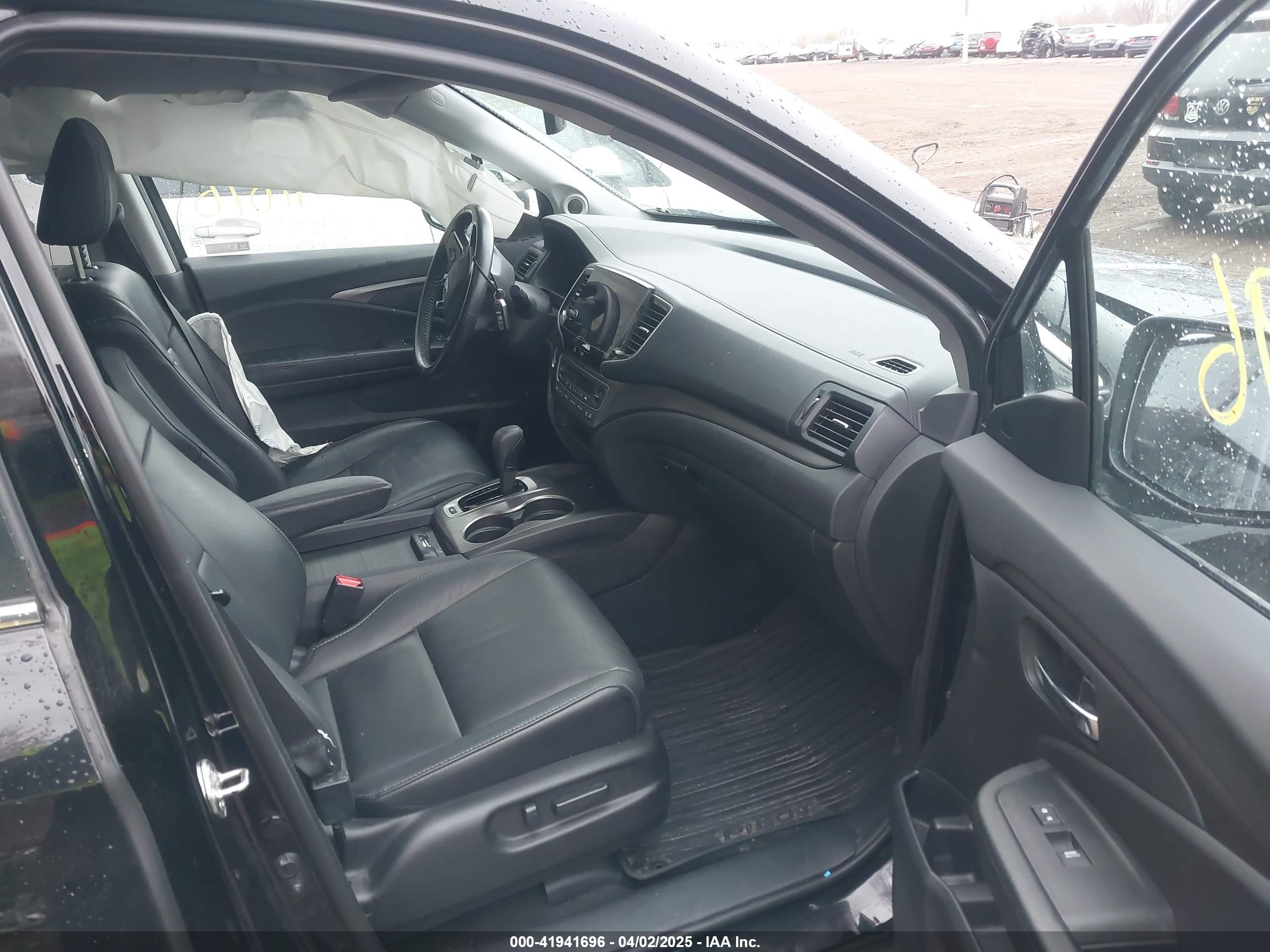 2019 Honda Pilot Ex-l Черный vin: 5FNYF6H55KB071767