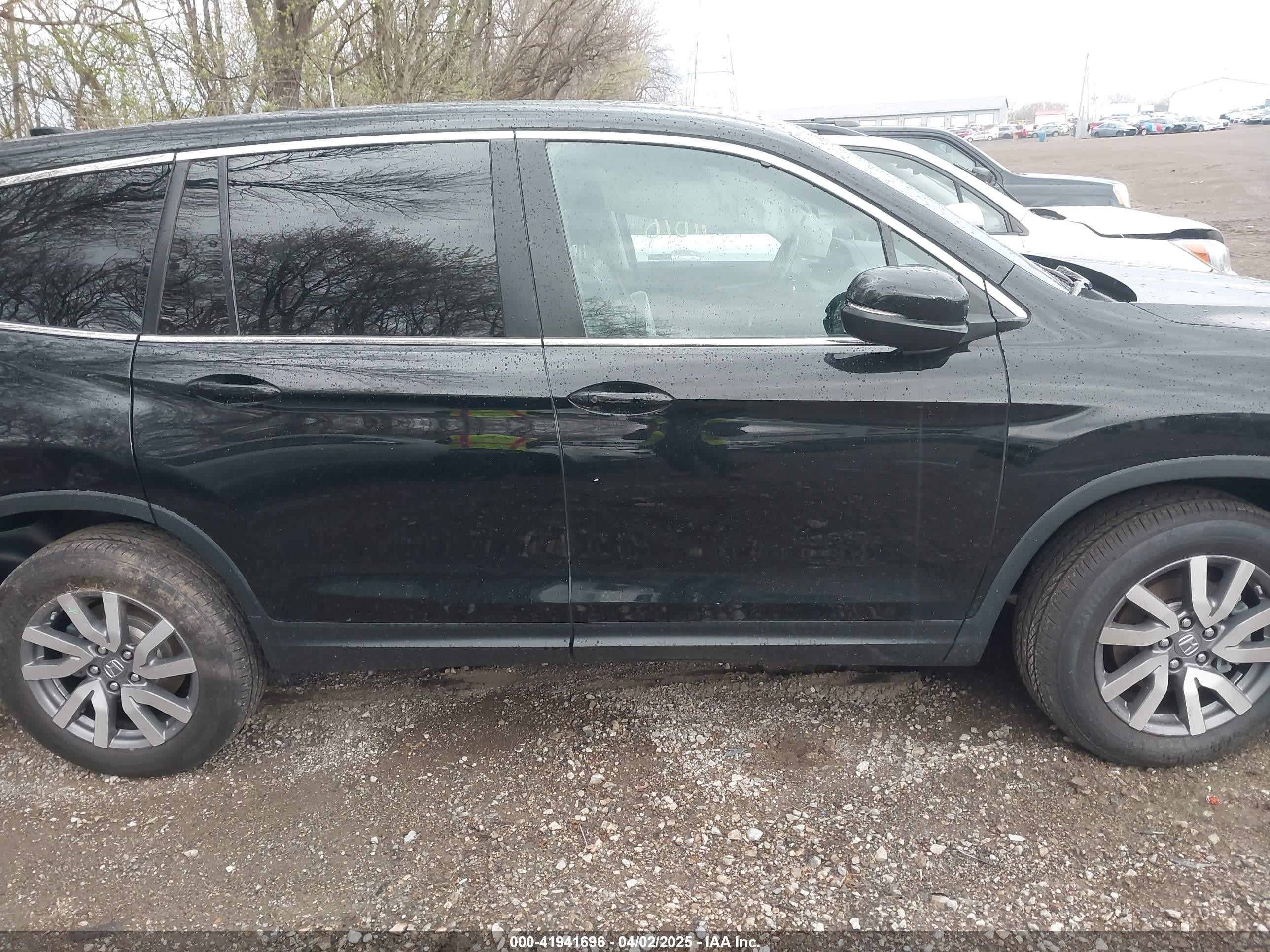 2019 Honda Pilot Ex-l Черный vin: 5FNYF6H55KB071767