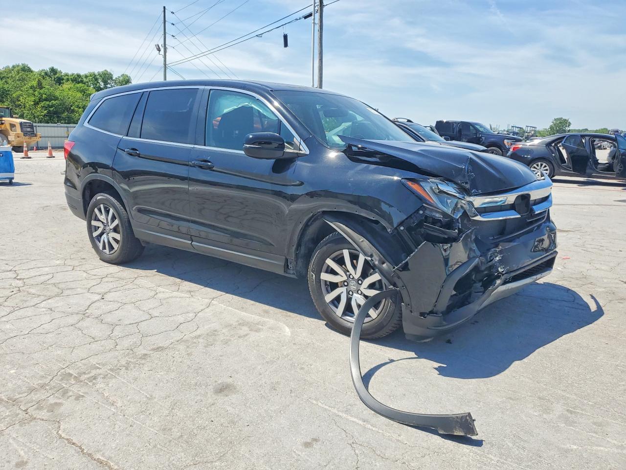 2019 Honda Pilot Exl Black vin: 5FNYF6H55KB071767