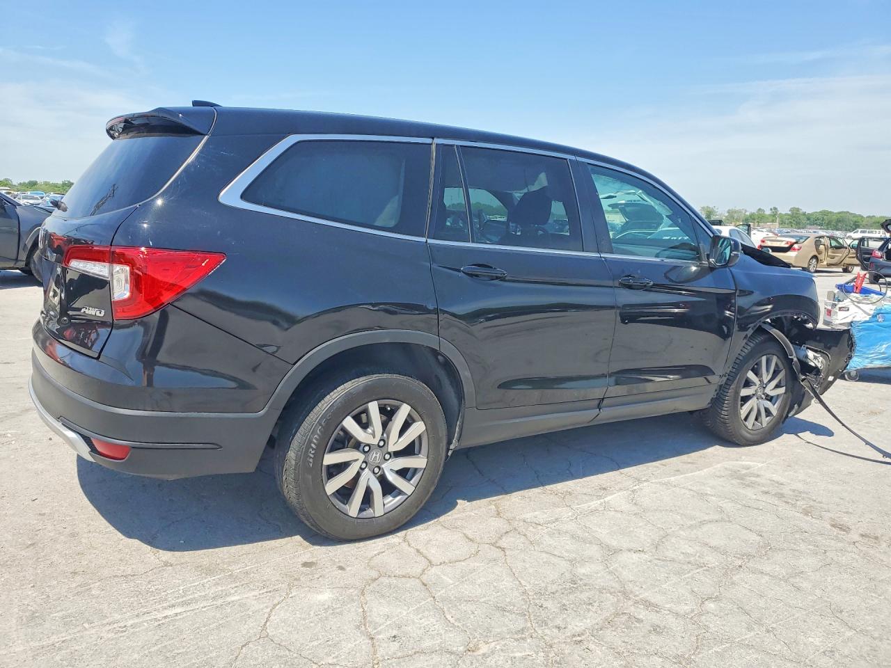 2019 Honda Pilot Exl Black vin: 5FNYF6H55KB071767