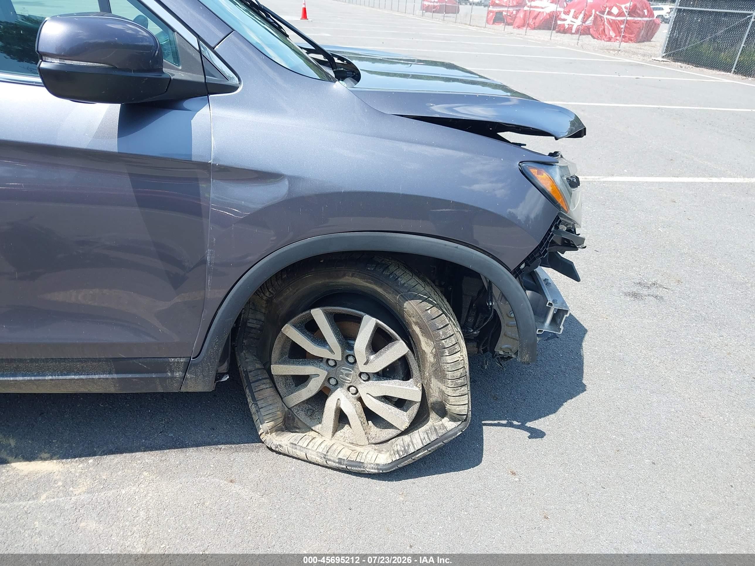 2020 Honda Pilot Awd Ex-l Gray vin: 5FNYF6H55LB032596