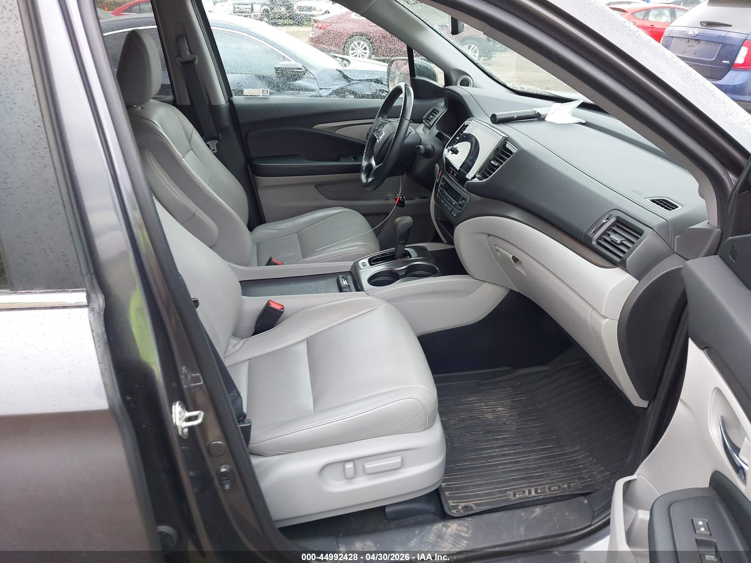 2020 Honda Pilot Ex-l Gray vin: 5FNYF6H55LB062634