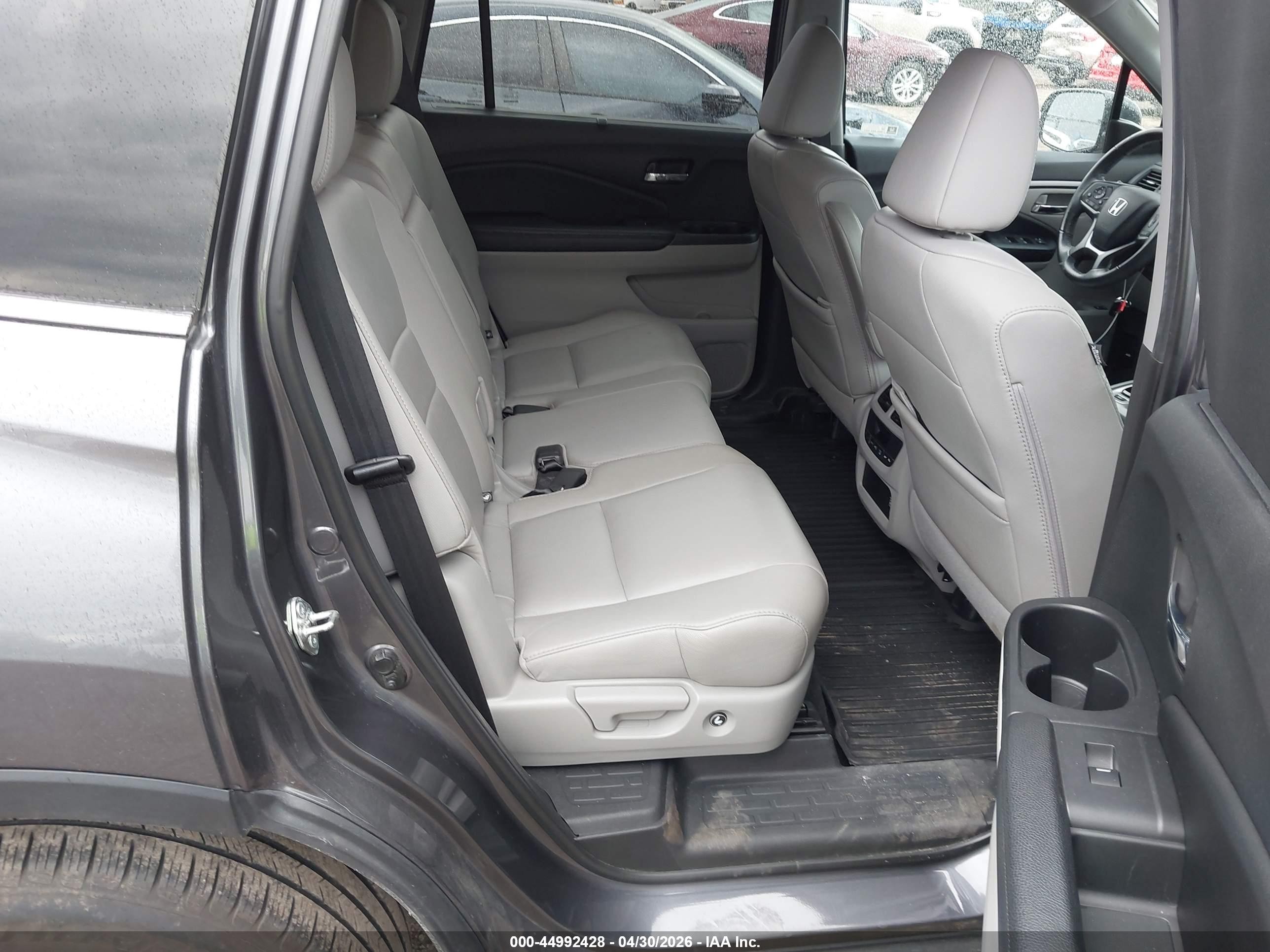 2020 Honda Pilot Ex-l Gray vin: 5FNYF6H55LB062634