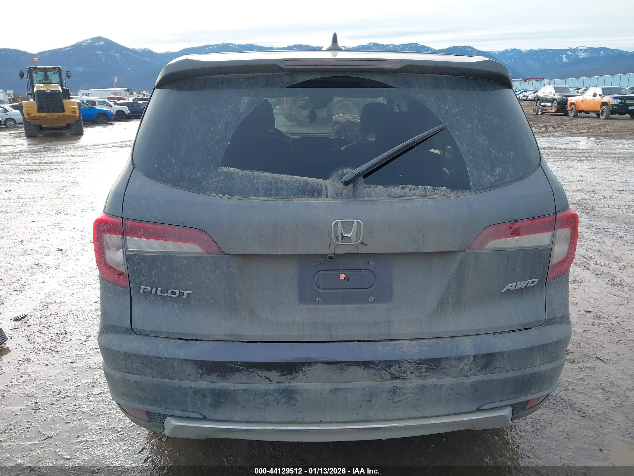 2022 Honda Pilot Awd Ex-l Gray vin: 5FNYF6H55NB019690