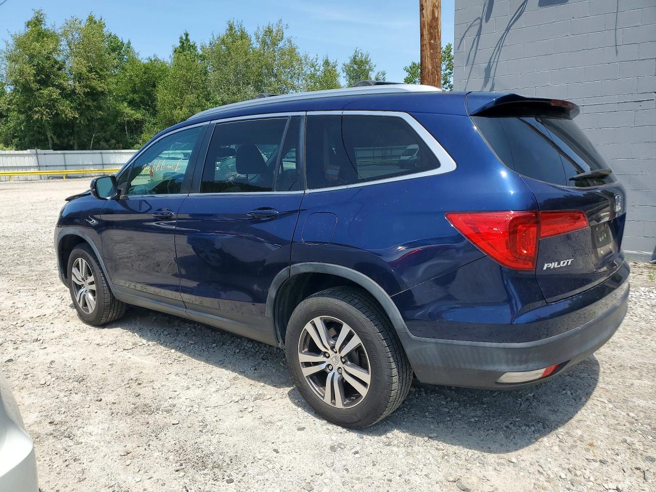2016 Honda Pilot Exl Синий vin: 5FNYF6H57GB095916