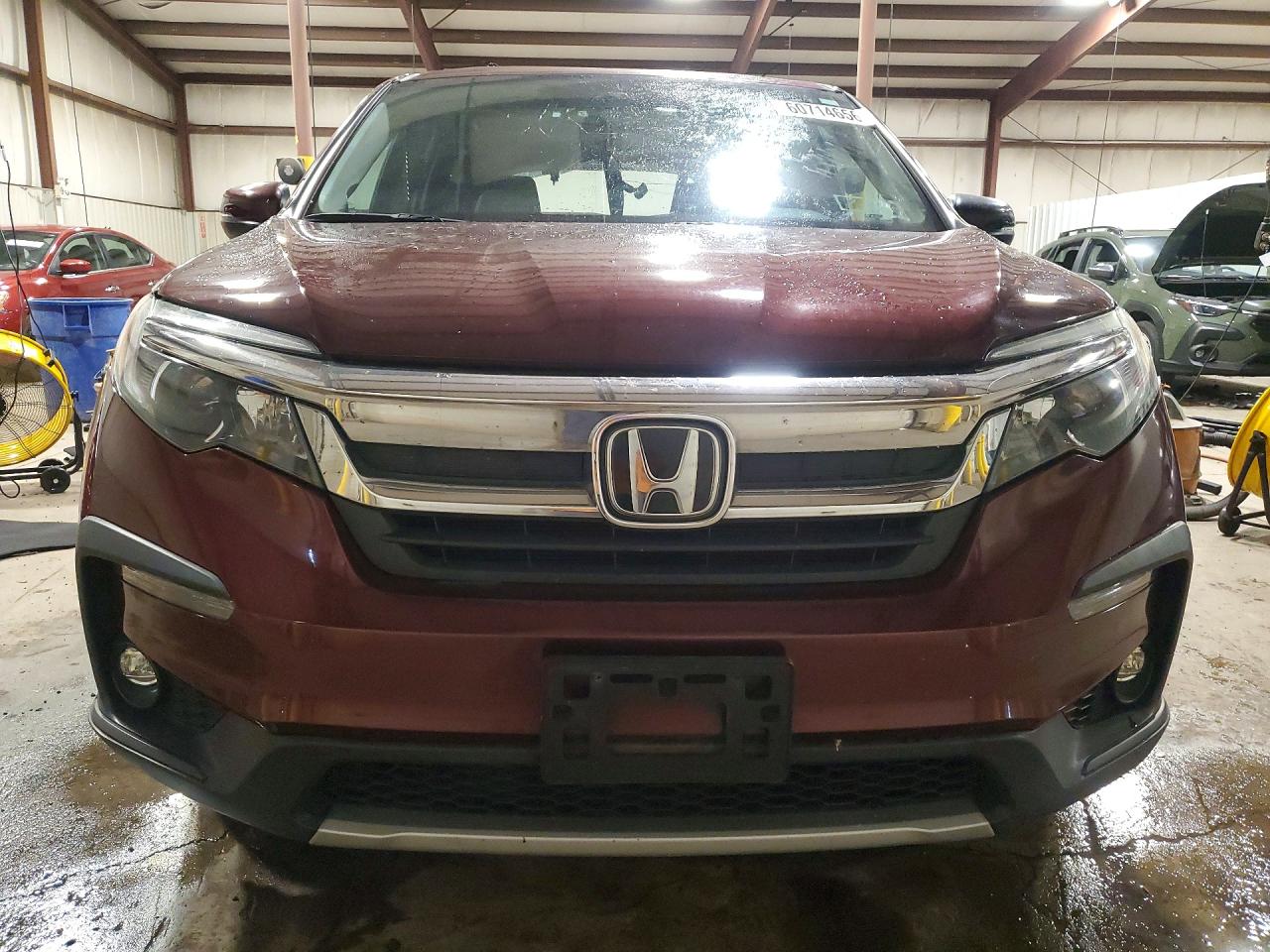 2019 Honda Pilot Exl Бордовый vin: 5FNYF6H57KB046109