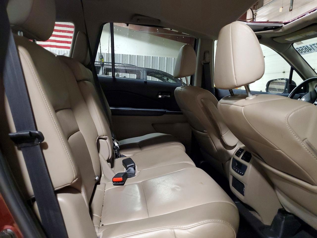 2019 Honda Pilot Exl Бордовый vin: 5FNYF6H57KB046109