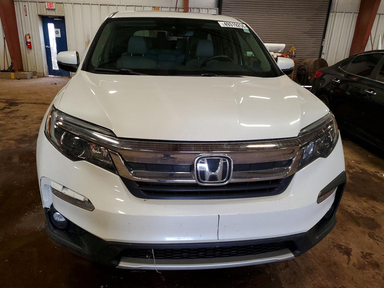 2020 Honda Pilot Exl White vin: 5FNYF6H57LB021129