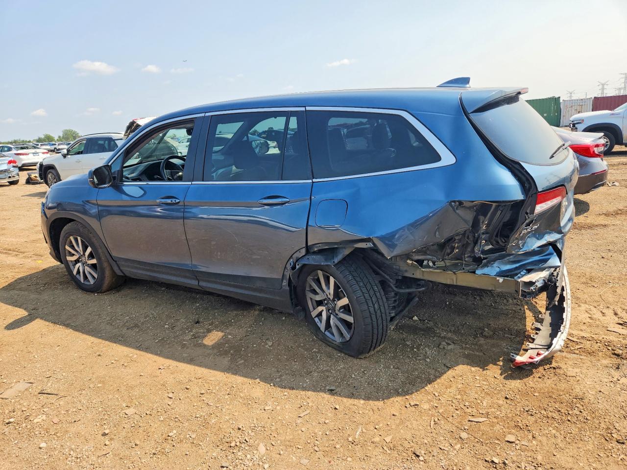 2019 Honda Pilot Exl Blue vin: 5FNYF6H58KB025866