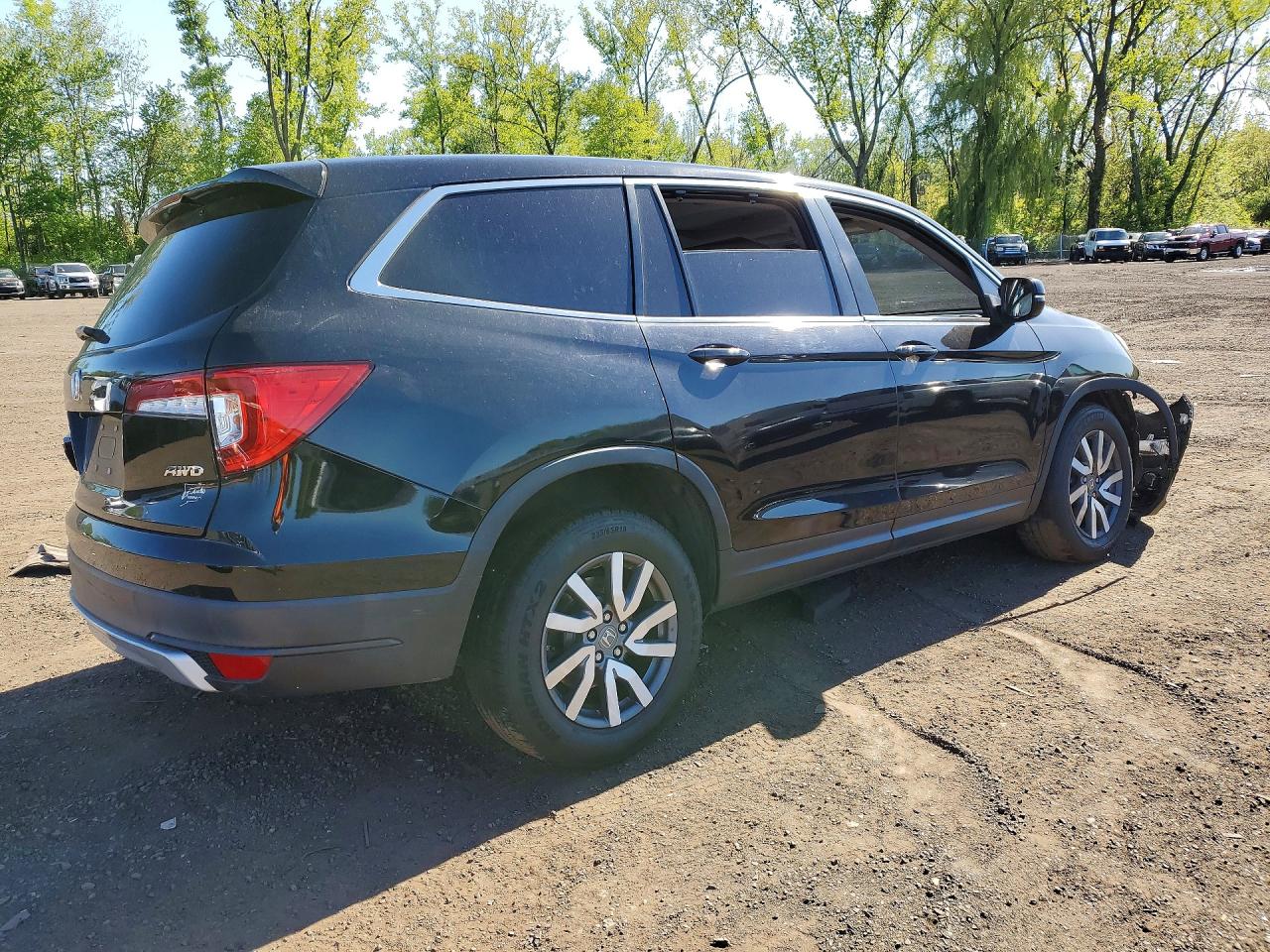 2019 Honda Pilot Exl Black vin: 5FNYF6H58KB100940