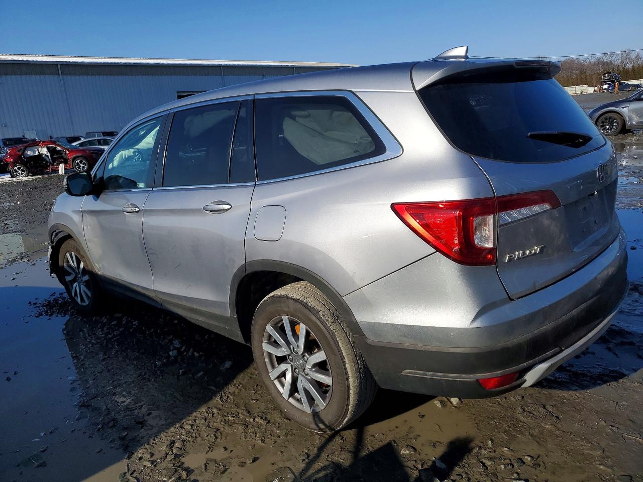 2020 Honda Pilot Exl Gray vin: 5FNYF6H58LB021494