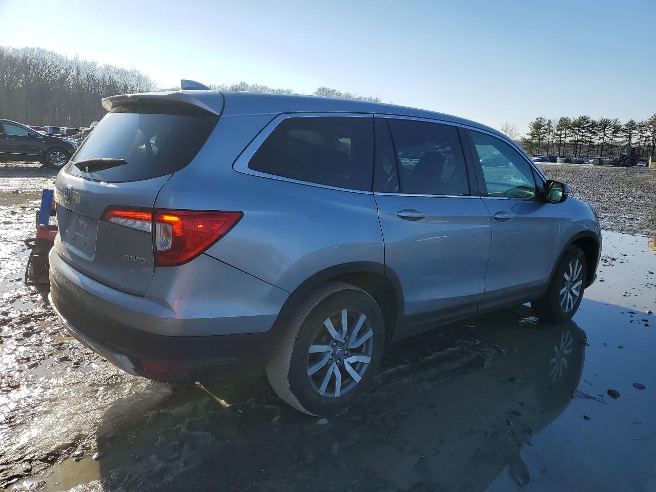 2020 Honda Pilot Exl Gray vin: 5FNYF6H58LB021494
