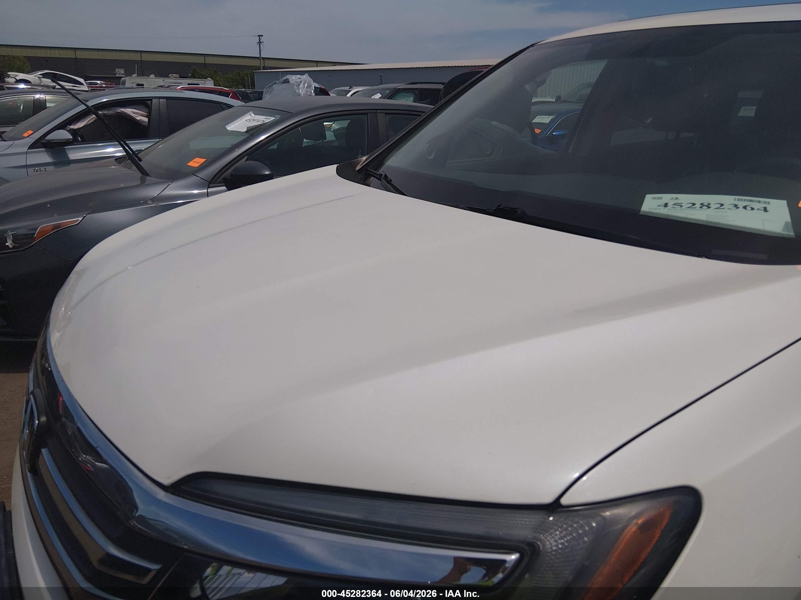 2017 Honda Pilot Ex-l Белый vin: 5FNYF6H59HB004596