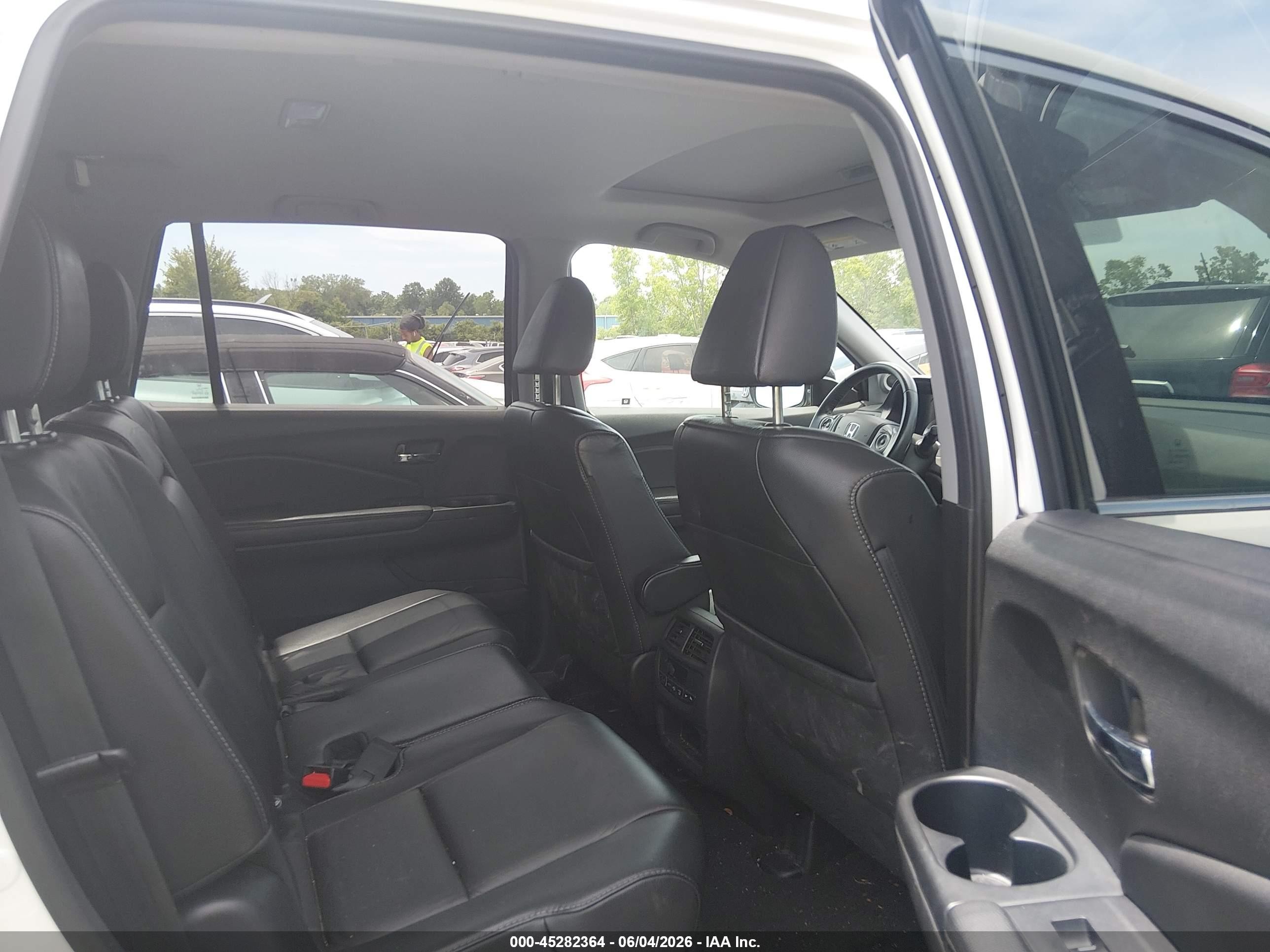 2017 Honda Pilot Ex-l Белый vin: 5FNYF6H59HB004596