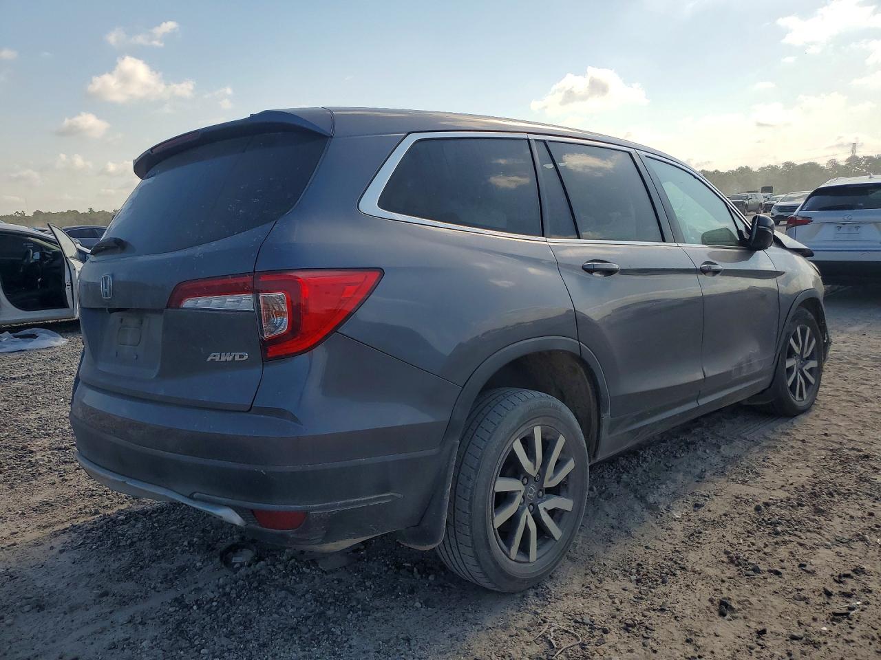 2020 Honda Pilot Exl Gray vin: 5FNYF6H5XLB069871