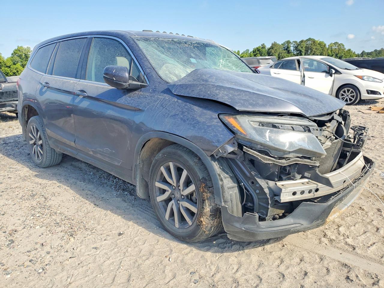 2020 Honda Pilot Exl Gray vin: 5FNYF6H5XLB069871