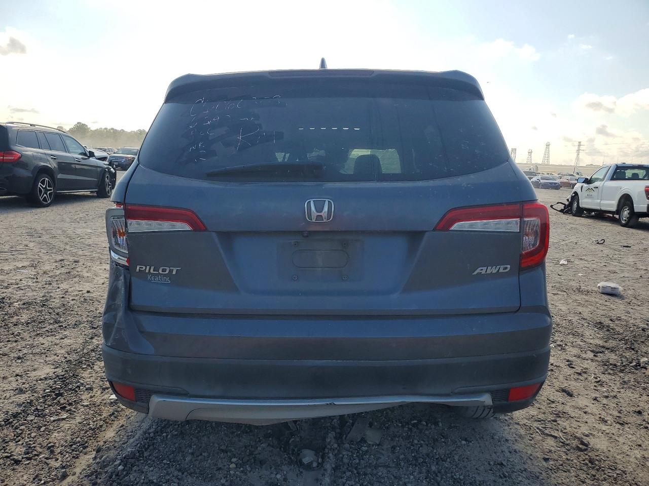 2020 Honda Pilot Exl Gray vin: 5FNYF6H5XLB069871