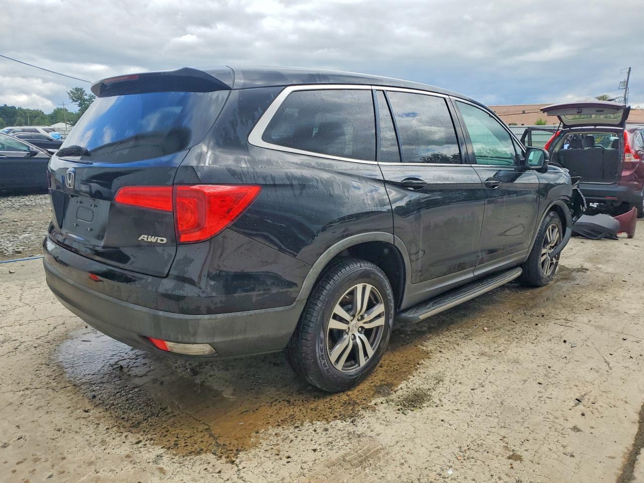 2016 Honda Pilot Exl Black vin: 5FNYF6H67GB097240
