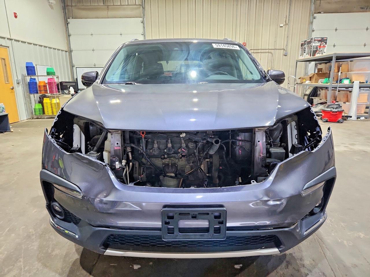 2022 Honda Pilot Touring Gray vin: 5FNYF6H67NB012877