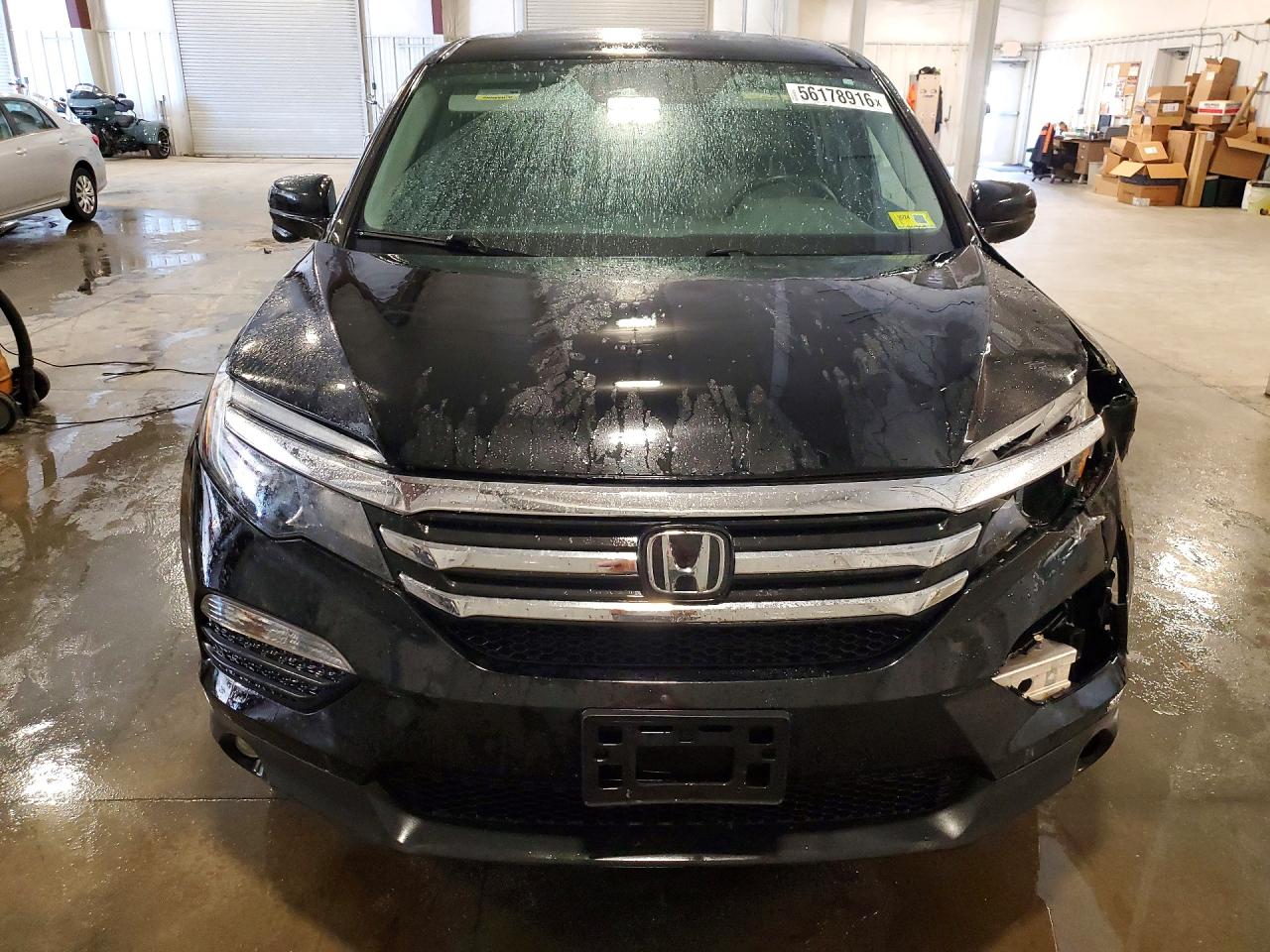 2017 Honda Pilot Exl Черный vin: 5FNYF6H68HB061218