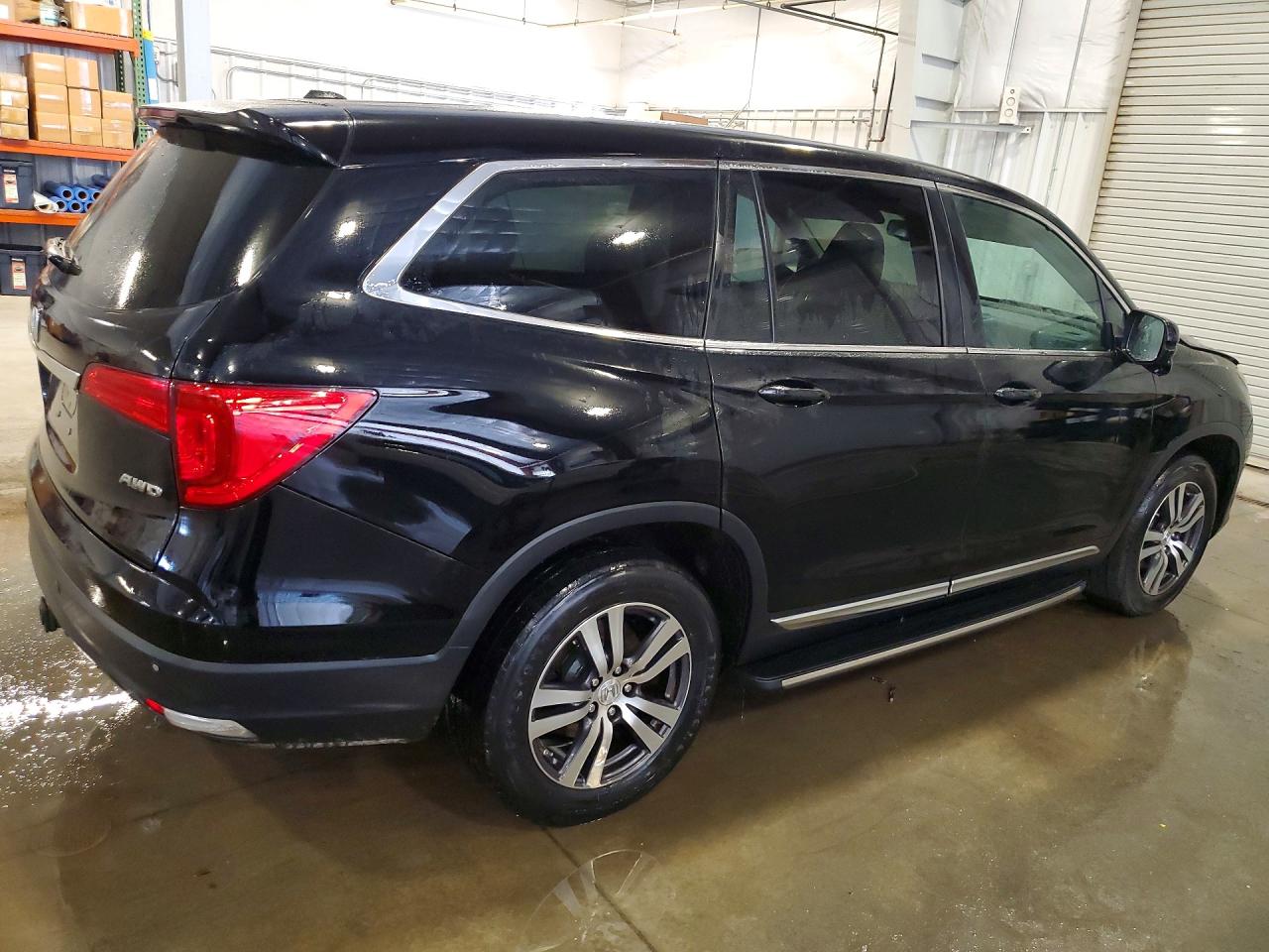 2017 Honda Pilot Exl Черный vin: 5FNYF6H68HB061218
