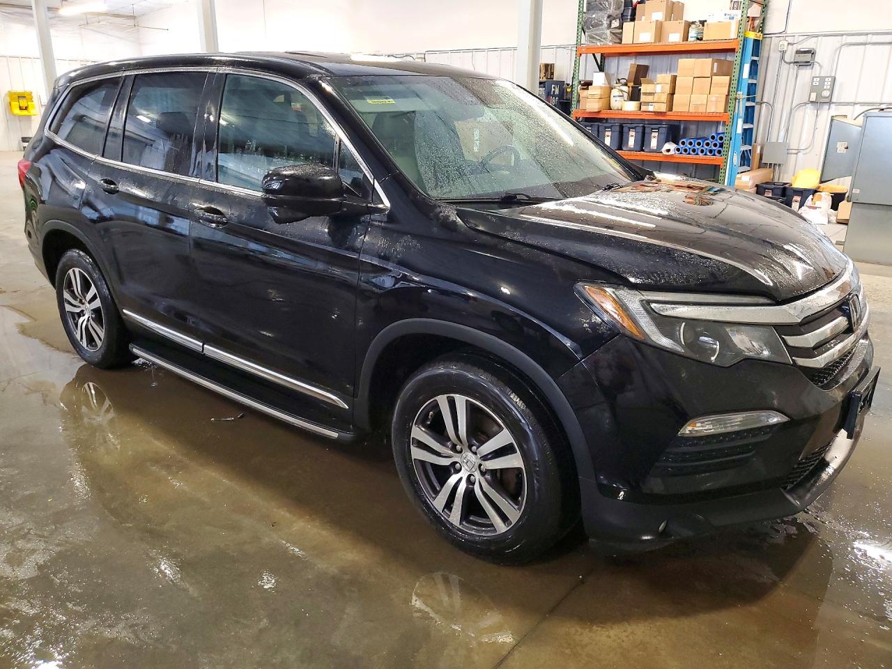 2017 Honda Pilot Exl Черный vin: 5FNYF6H68HB061218