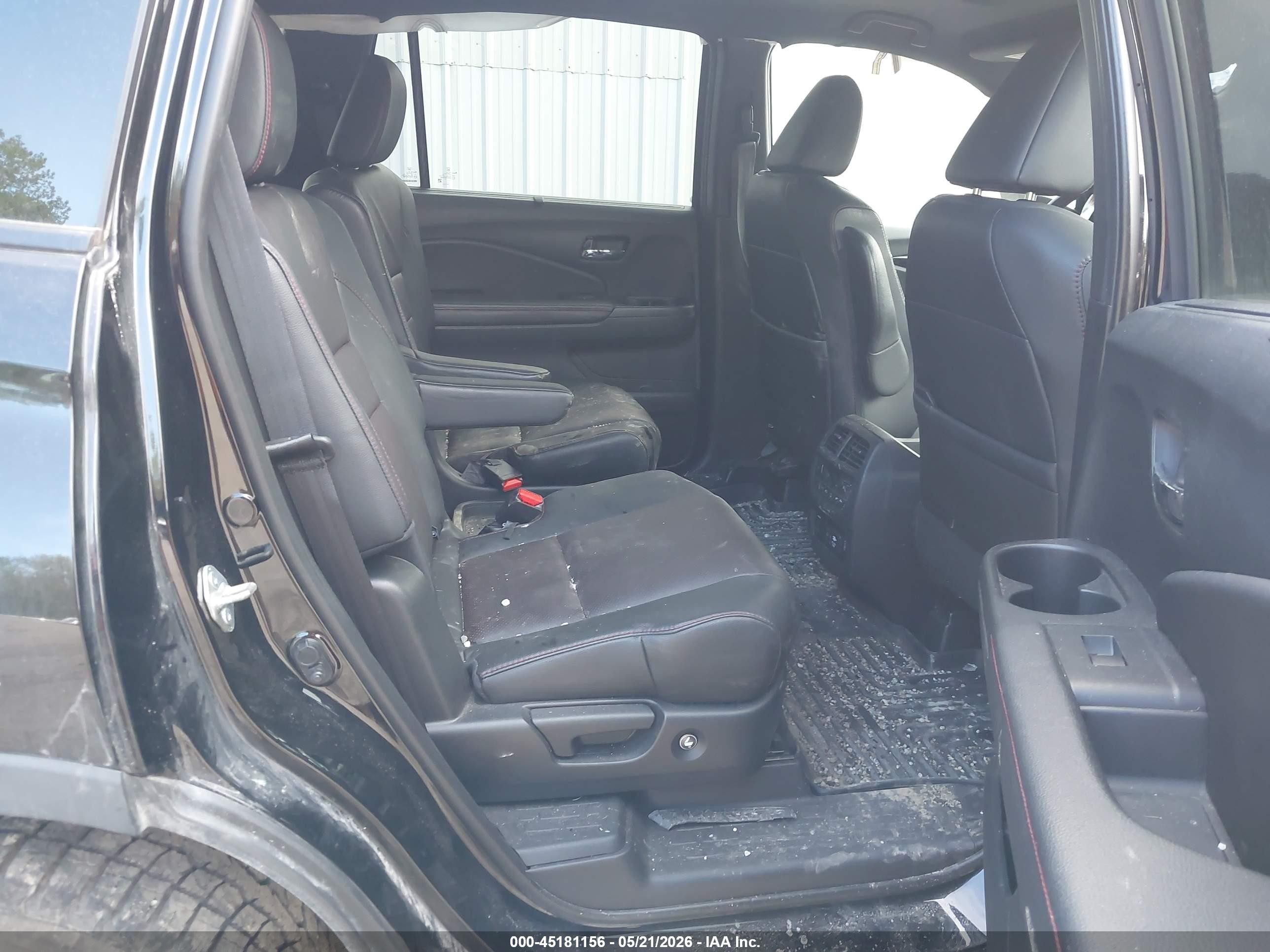 2021 Honda Pilot Awd Black Edition Black vin: 5FNYF6H73MB002242