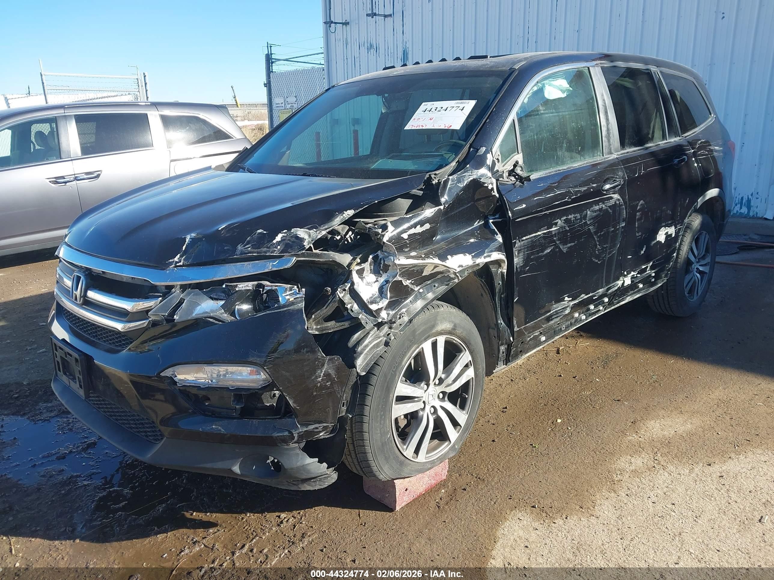 2016 Honda Pilot Ex-l Black vin: 5FNYF6H75GB091249
