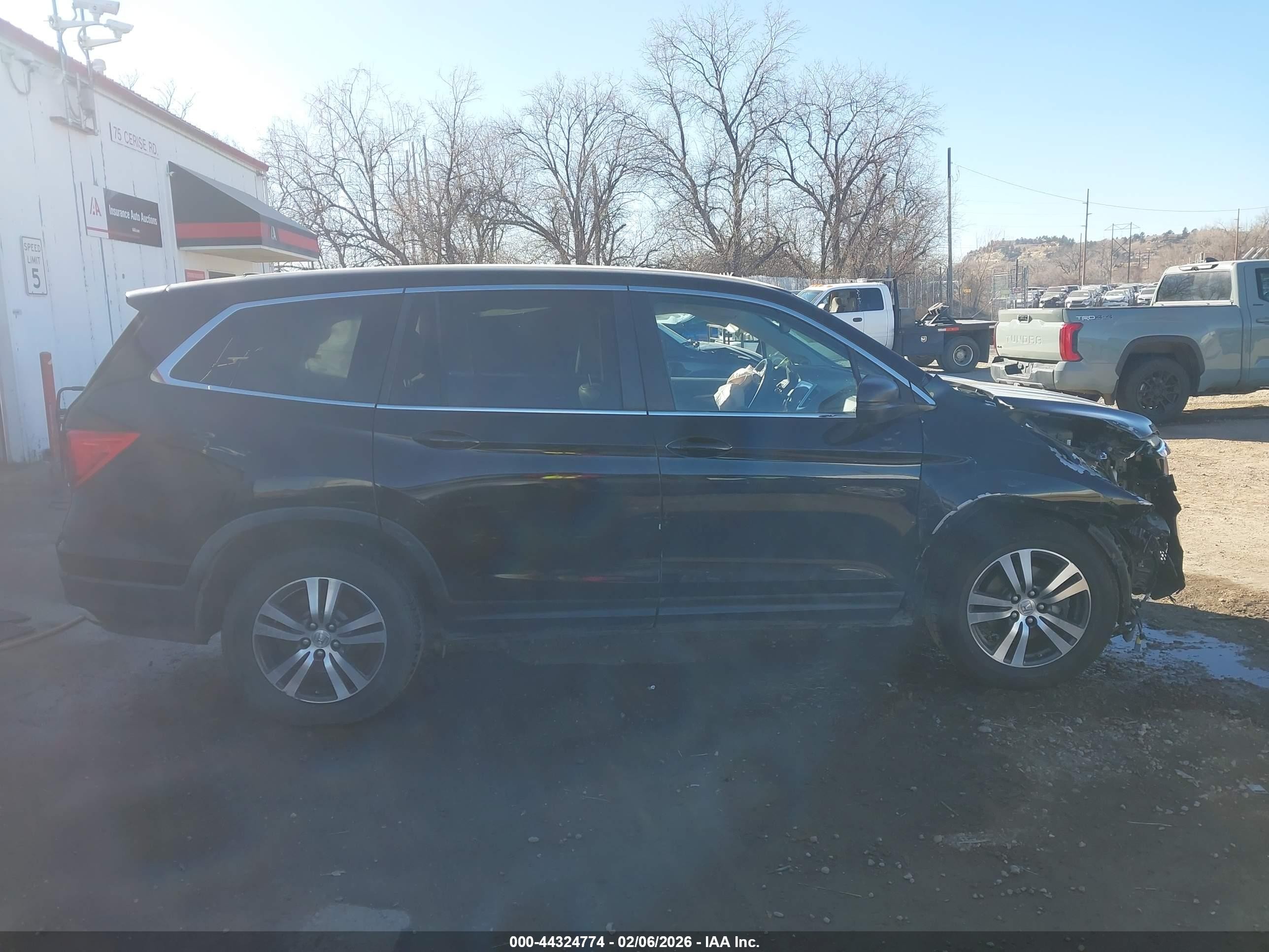 2016 Honda Pilot Ex-l Black vin: 5FNYF6H75GB091249