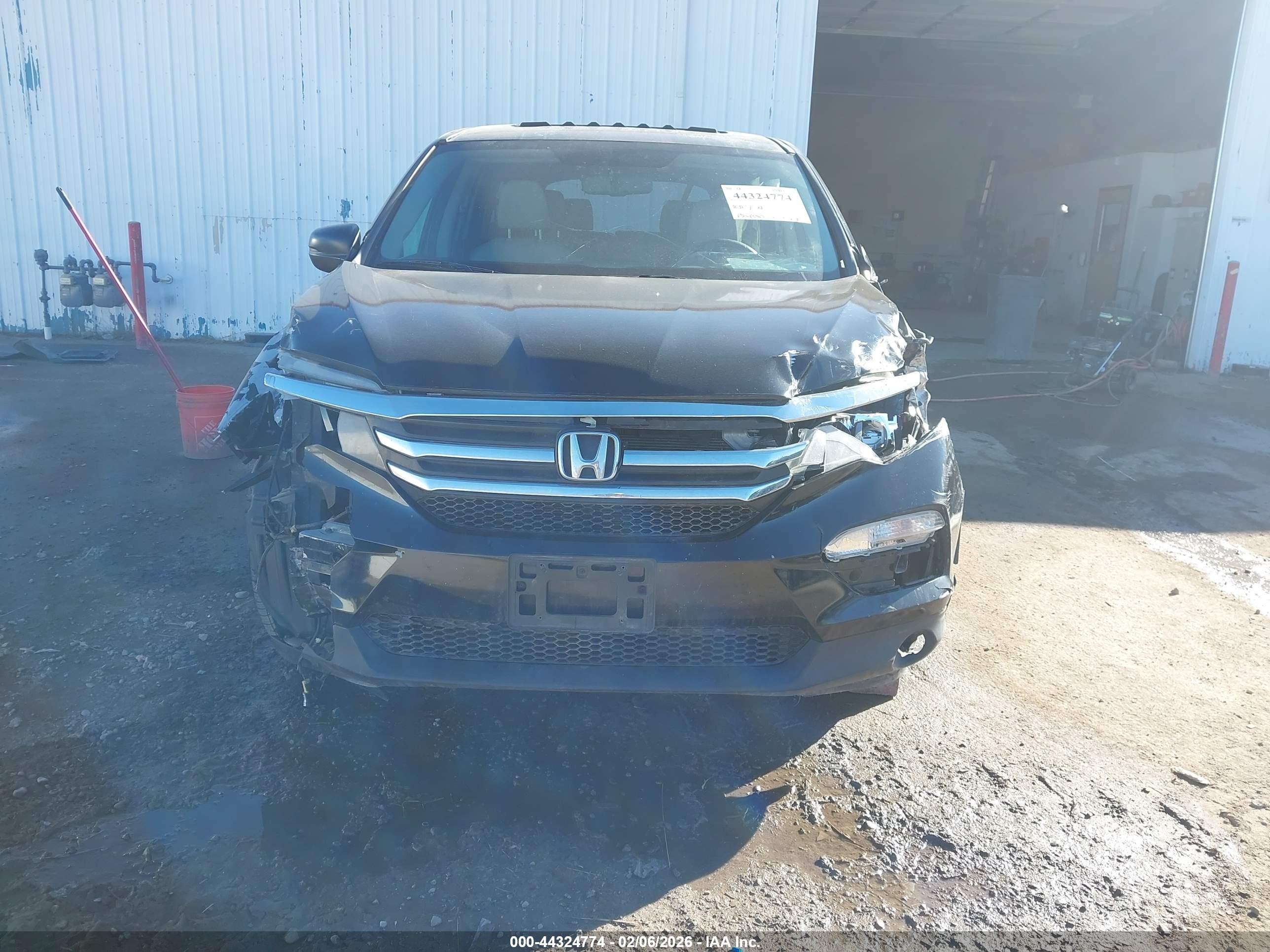 2016 Honda Pilot Ex-l Black vin: 5FNYF6H75GB091249