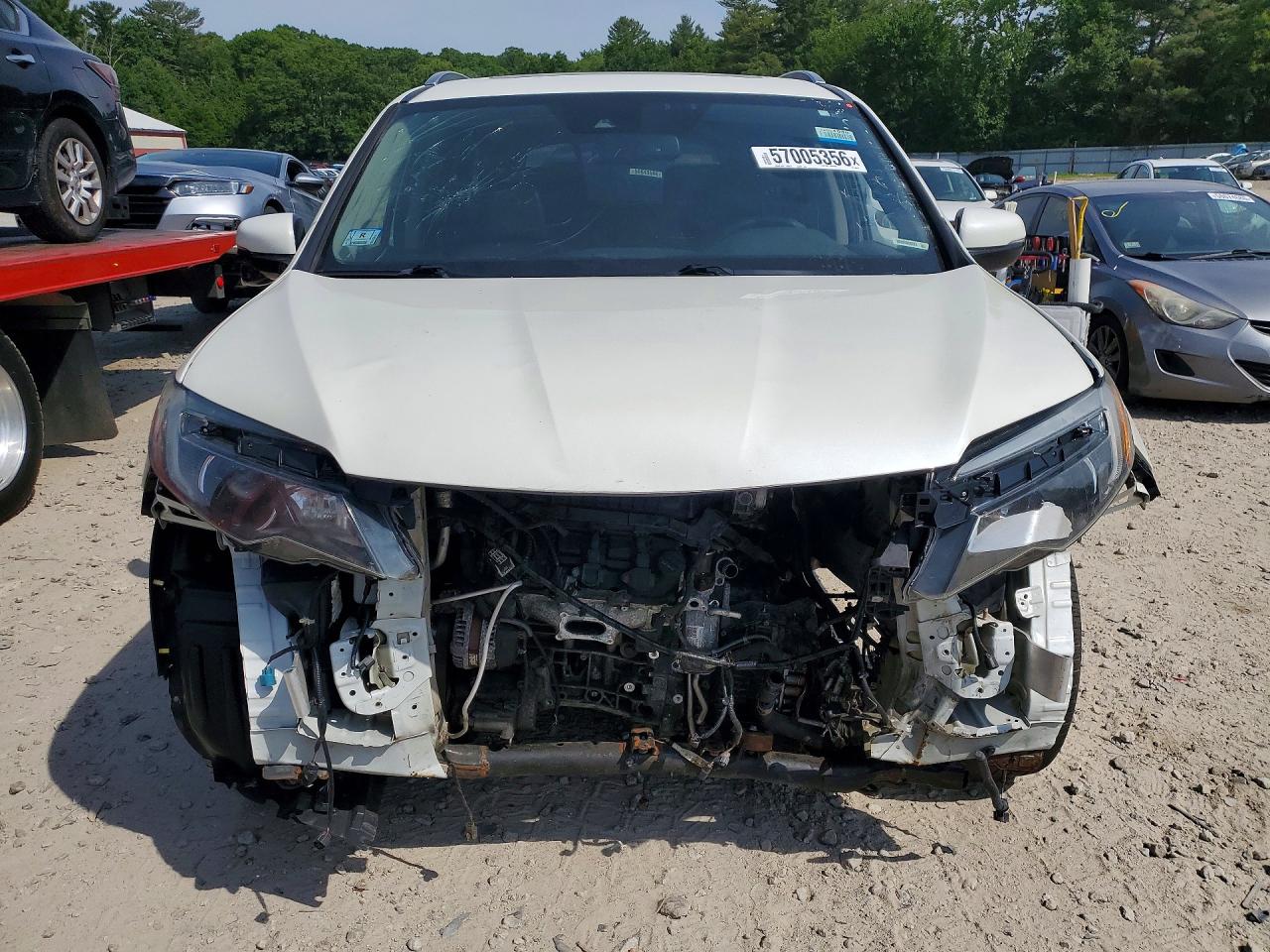 2017 Honda Pilot Touring White vin: 5FNYF6H90HB064723