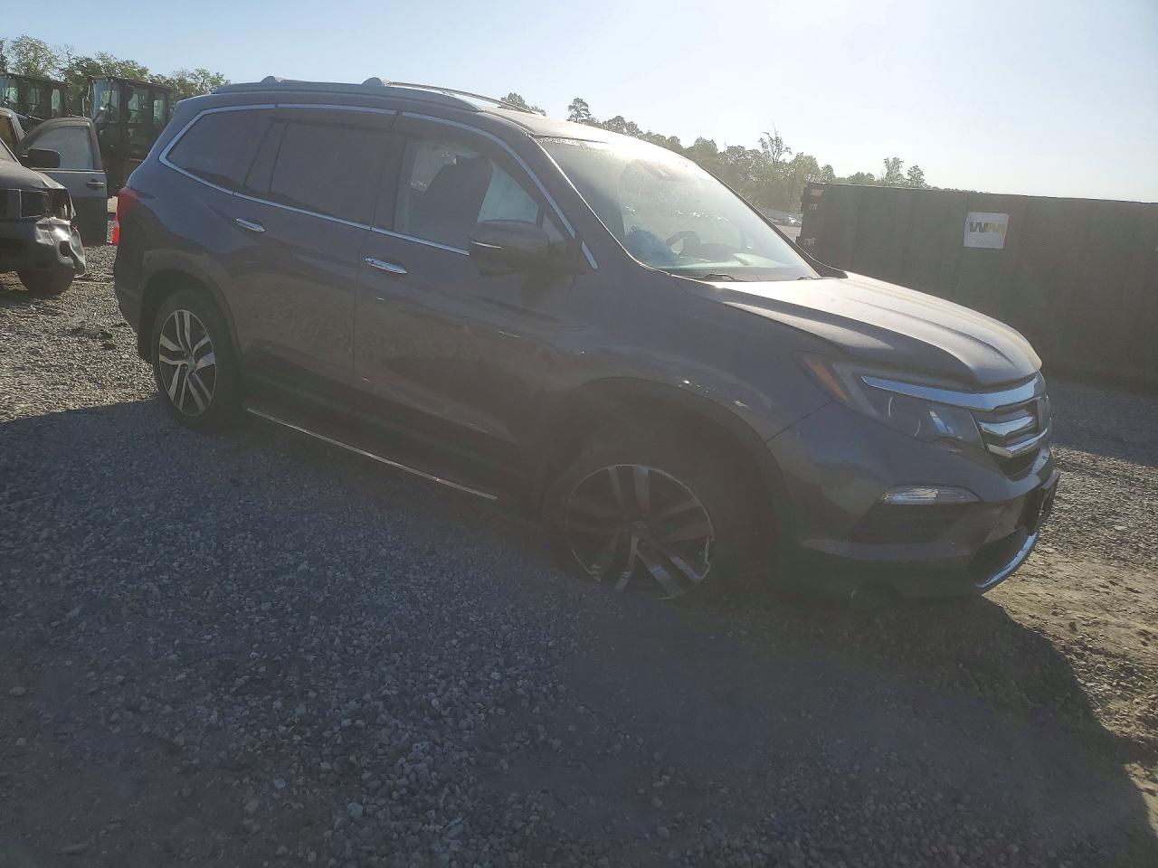 2017 Honda Pilot Touring Серый vin: 5FNYF6H90HB075706