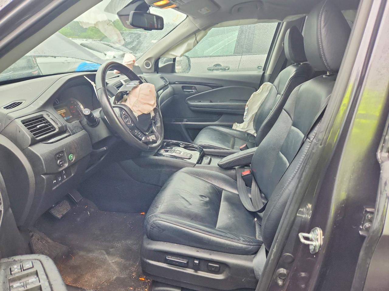 2017 Honda Pilot Touring Серый vin: 5FNYF6H90HB075706