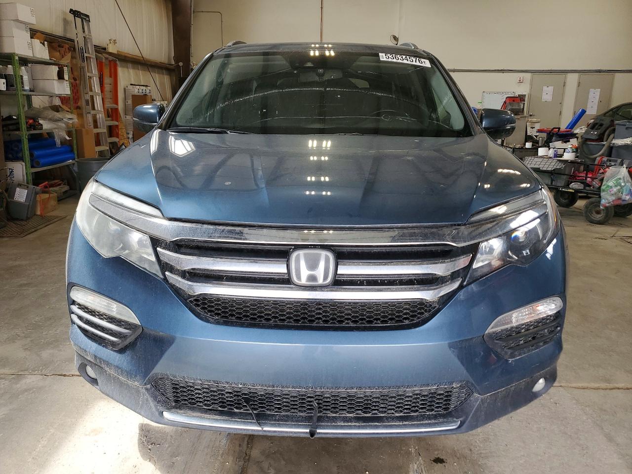 2018 Honda Pilot Touring Blue vin: 5FNYF6H92JB503037