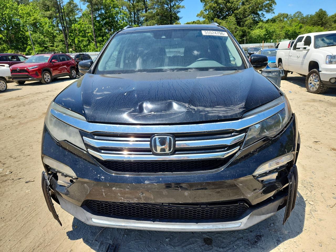 2016 Honda Pilot Touring Черный vin: 5FNYF6H93GB095074