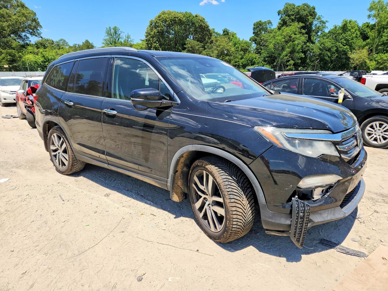 2016 Honda Pilot Touring Черный vin: 5FNYF6H93GB095074
