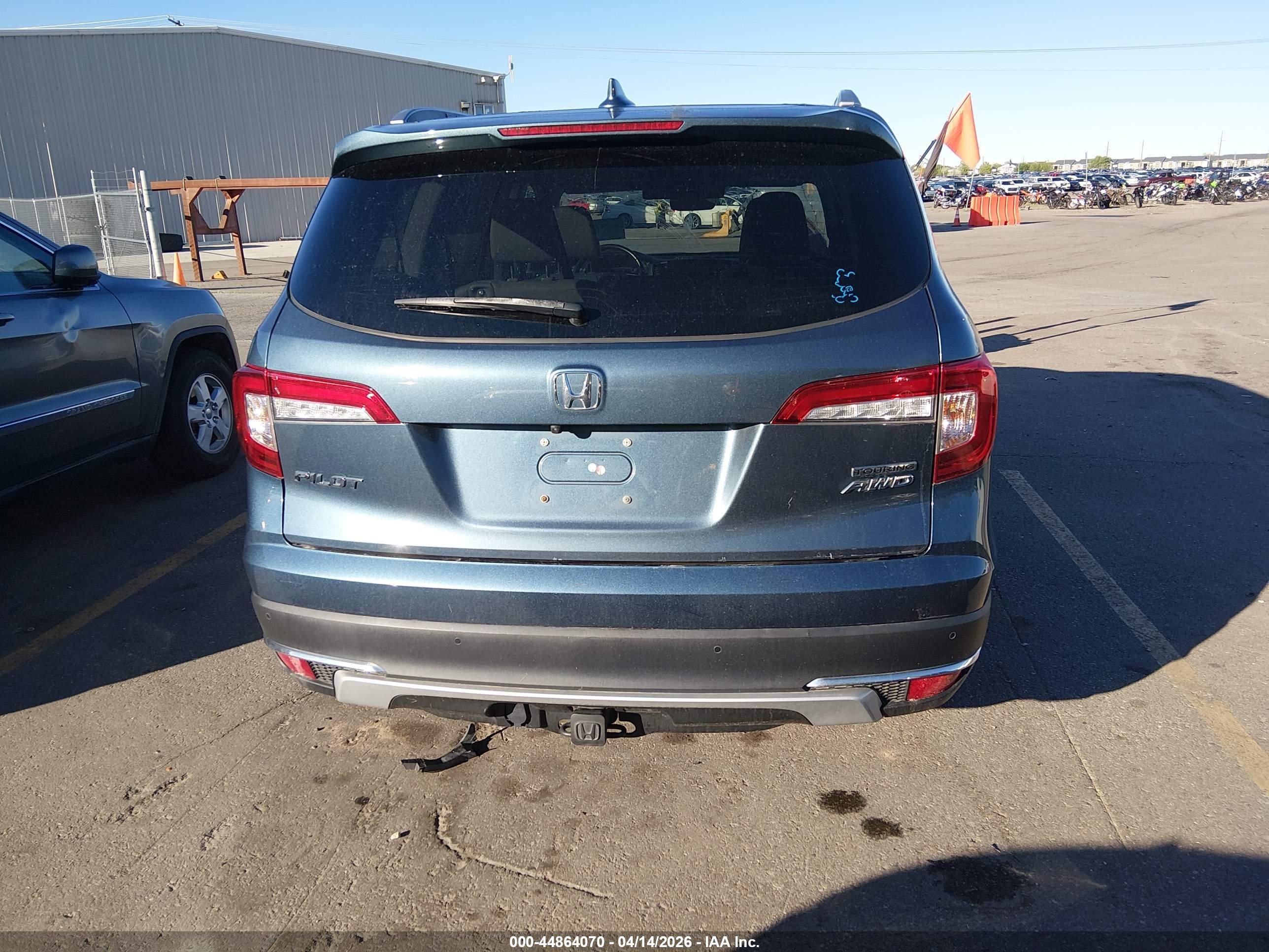 2022 Honda Pilot Awd Touring 8 Passenger Синий vin: 5FNYF6H93NB002776