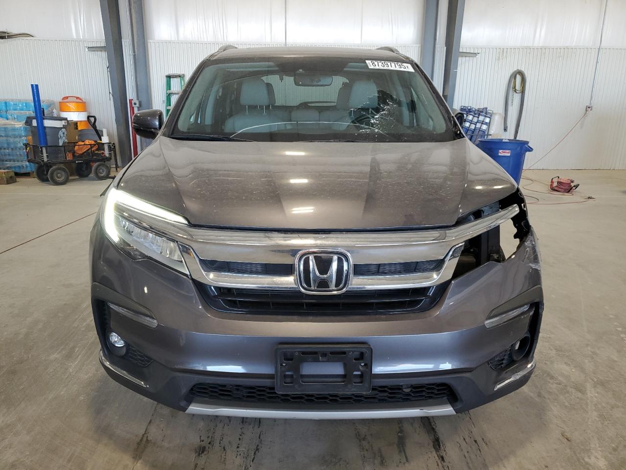 2021 Honda Pilot Touring Серый vin: 5FNYF6H94MB034098