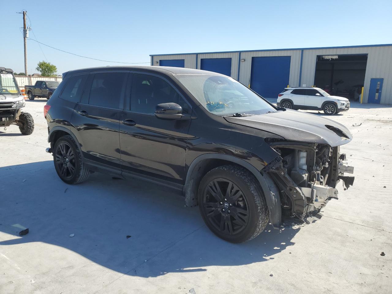 2020 Honda Passport Sport Черный vin: 5FNYF7H26LB000283