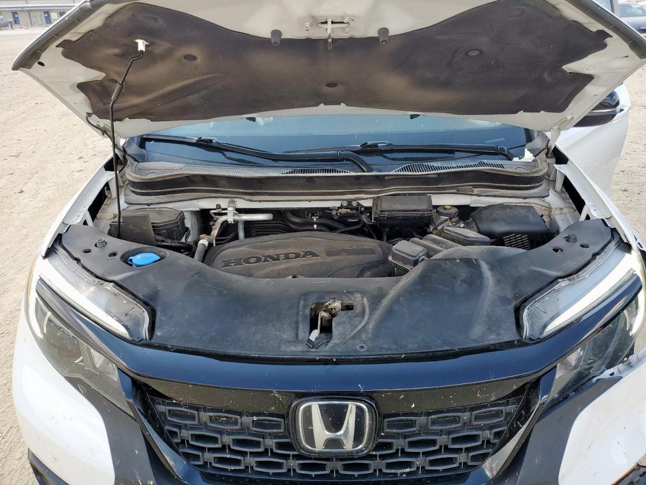 2020 Honda Passport Exl White vin: 5FNYF7H50LB004226
