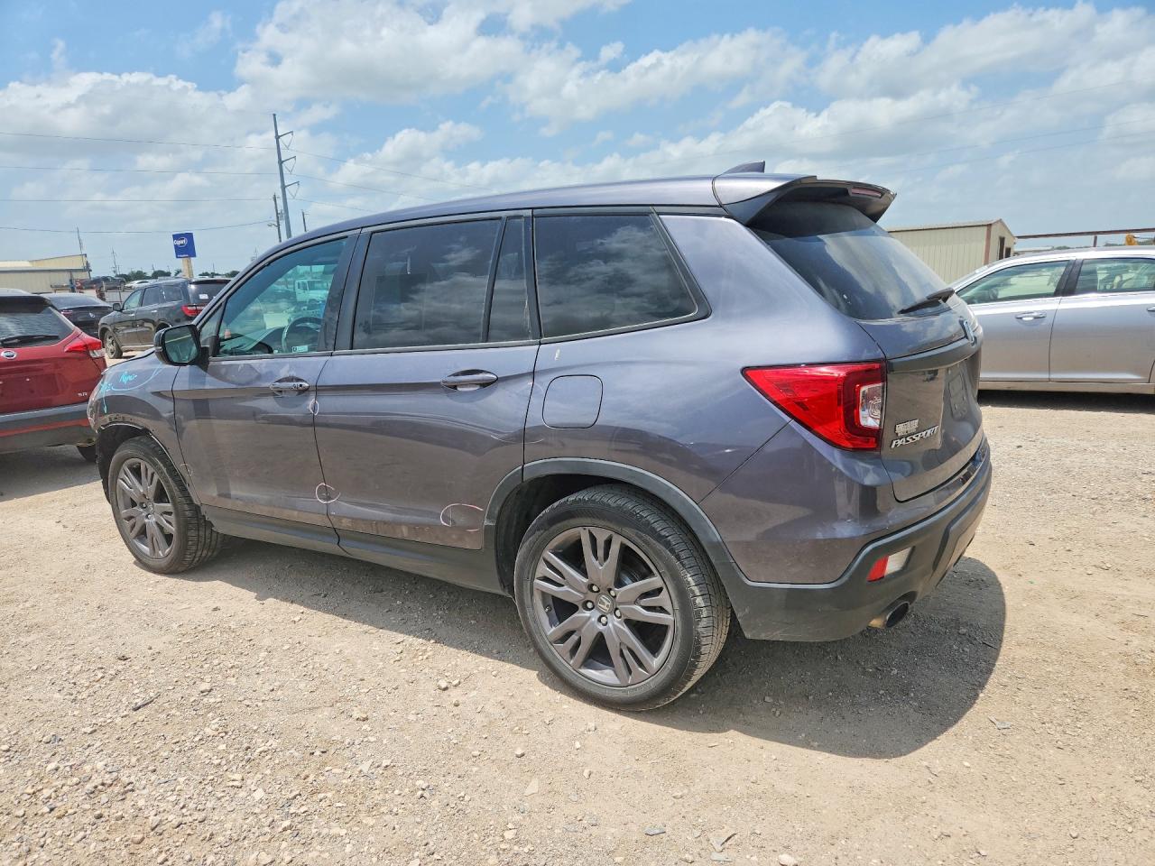 2019 Honda Passport Exl Black vin: 5FNYF7H51KB011037